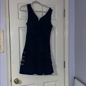 Short navy blue dress